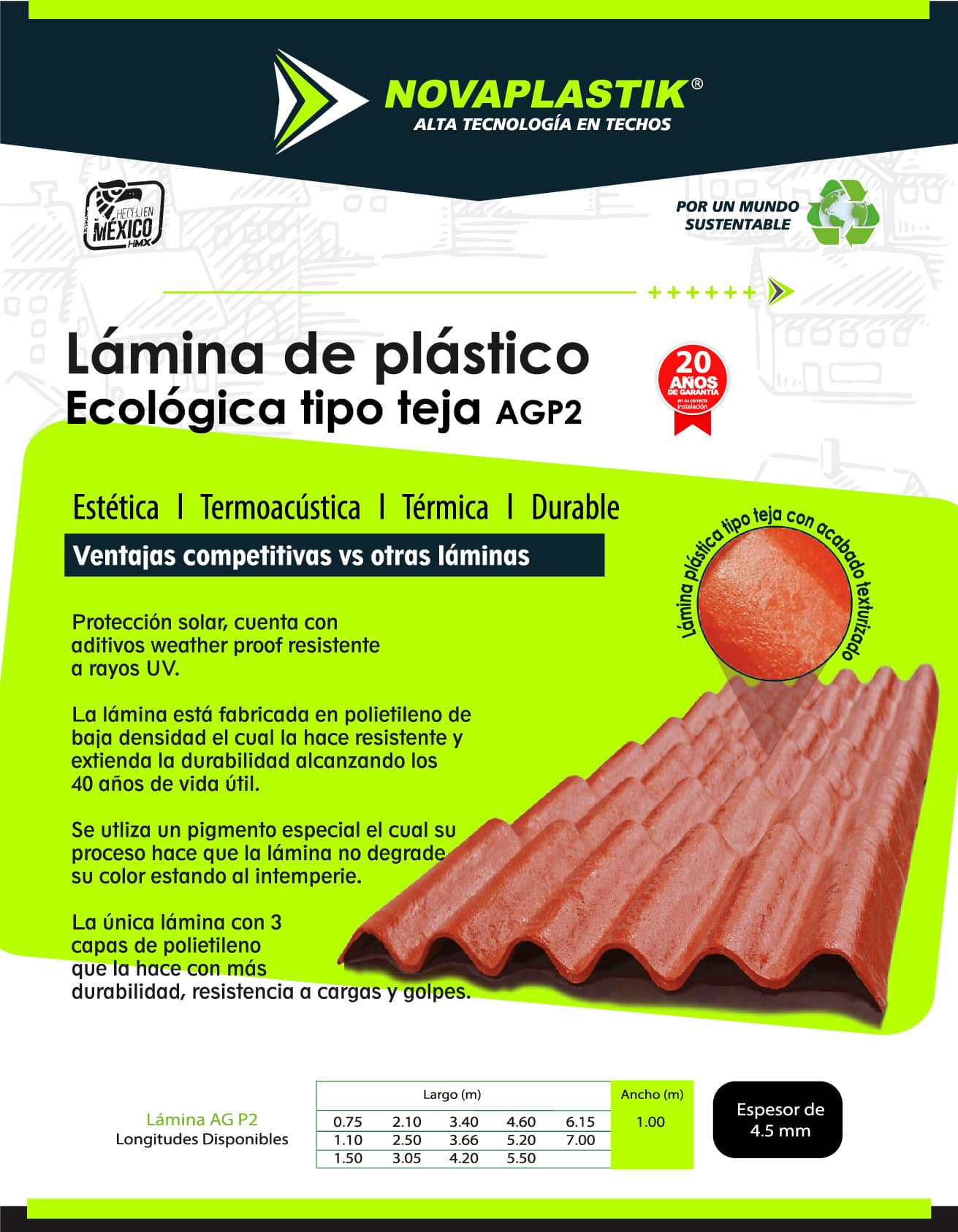 AGP2 TEJA - Novaplastik