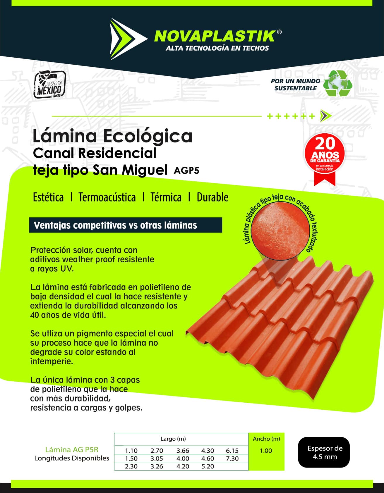 AGP5-RESIDENCIAL-SM - Novaplastik