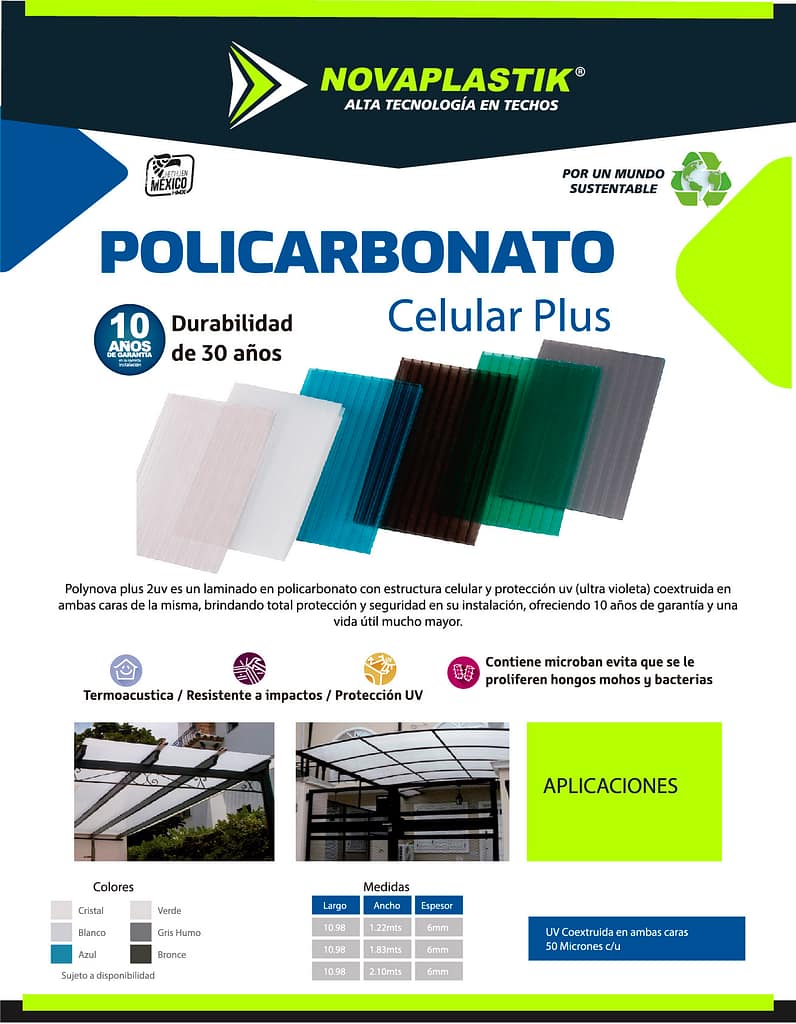 Policarbonato - Novaplastik